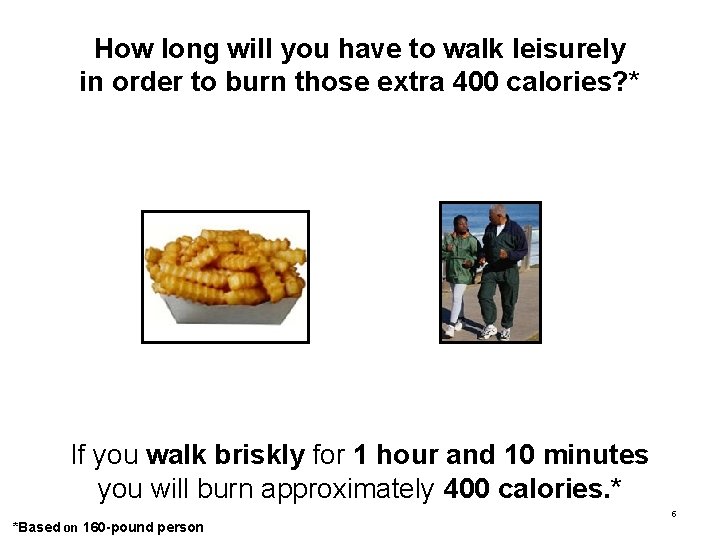 How long will you have to walk leisurely in order to burn those extra