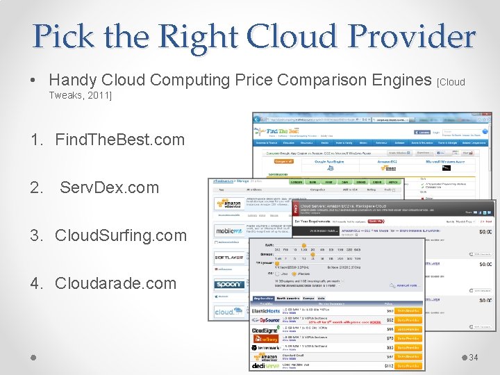 Pick the Right Cloud Provider • Handy Cloud Computing Price Comparison Engines [Cloud Tweaks,