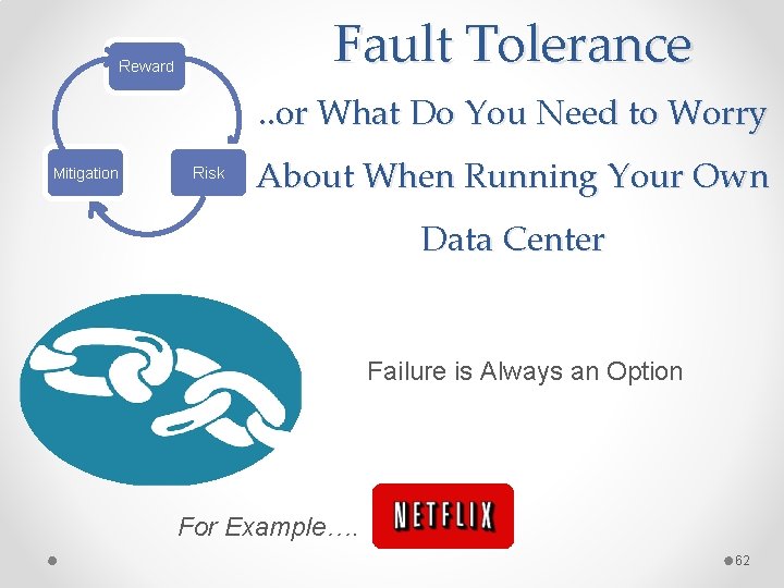 Fault Tolerance Reward . . or What Do You Need to Worry Mitigation Risk