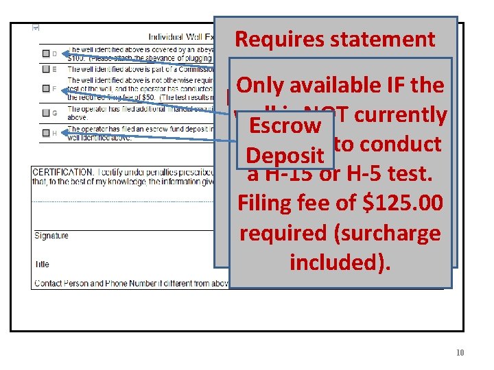Requires statement signed and stamped Only available IF the by Texas Professional well is