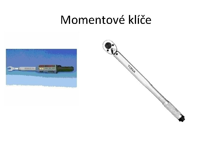 Momentové klíče 