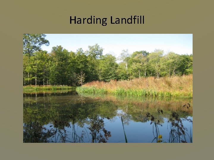 Harding Landfill 