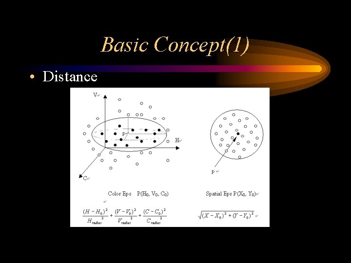 Basic Concept(1) • Distance 