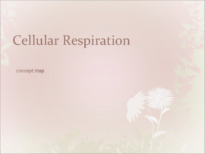 Cellular Respiration Cellular Respiration