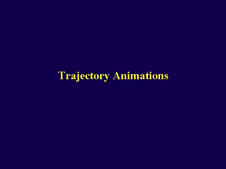 Trajectory Animations 