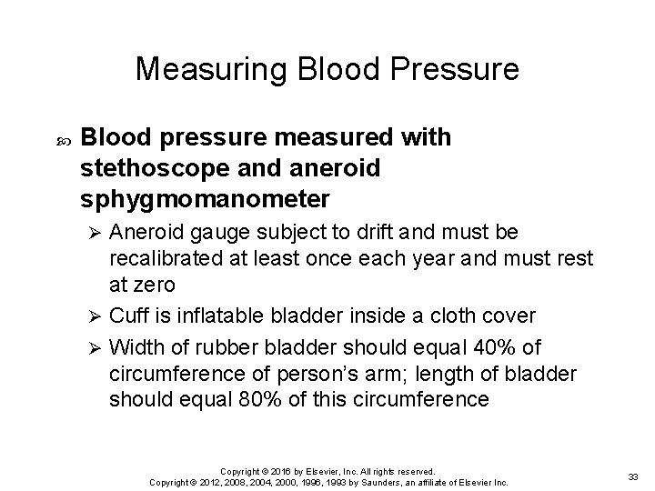 Measuring Blood Pressure Blood pressure measured with stethoscope and aneroid sphygmomanometer Aneroid gauge subject