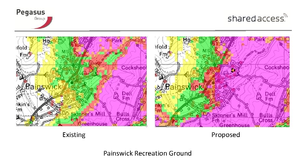 Existing Proposed Painswick Recreation Ground 