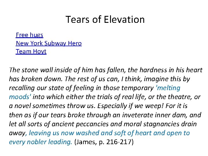  Tears of Elevation Free hugs New York Subway Hero Team Hoyt The stone