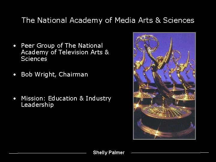 The National Academy of Media Arts & Sciences • Peer Group of The National