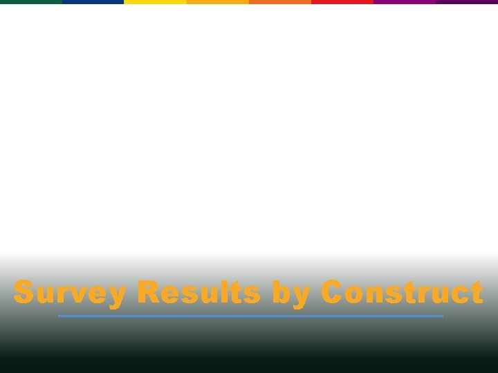 Survey Results by Construct 