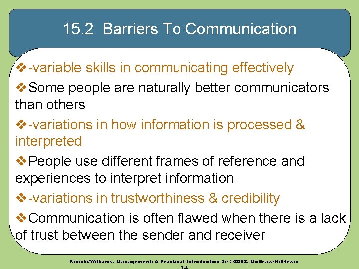 15. 2 Barriers To Communication v-variable skills in communicating effectively v. Some people are 15. 2 Barriers To Communication v-variable skills in communicating effectively v. Some people are