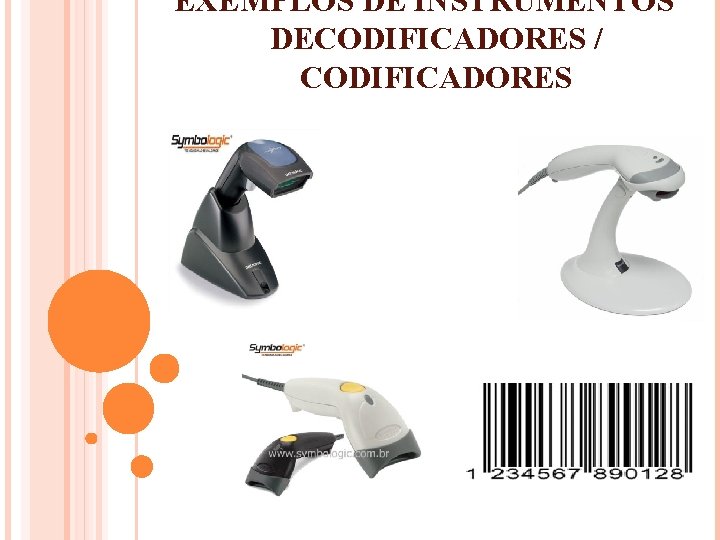 EXEMPLOS DE INSTRUMENTOS DECODIFICADORES / CODIFICADORES 