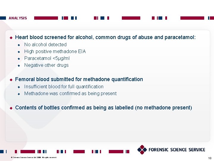 ANALYSIS Heart blood screened for alcohol, common drugs of abuse and paracetamol: No alcohol