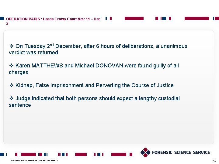 OPERATION PARIS : Leeds Crown Court Nov 11 – Dec 2 v On Tuesday