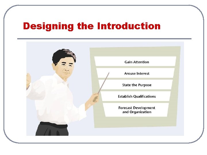 Designing the Introduction 
