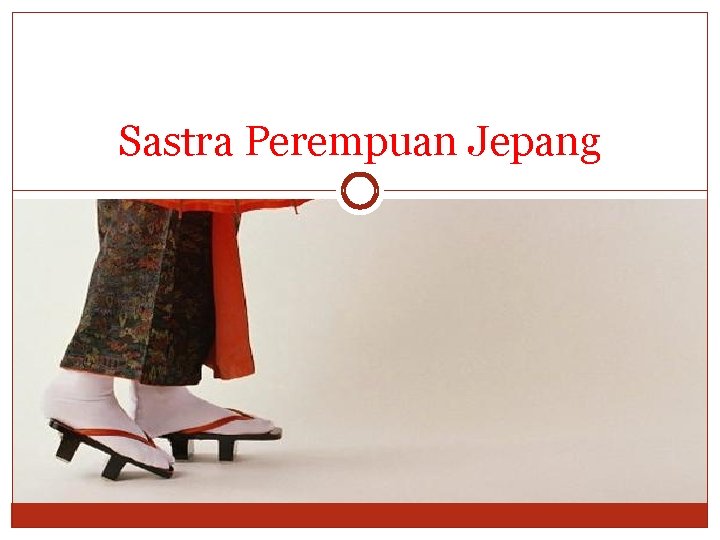 Sastra Perempuan Jepang 