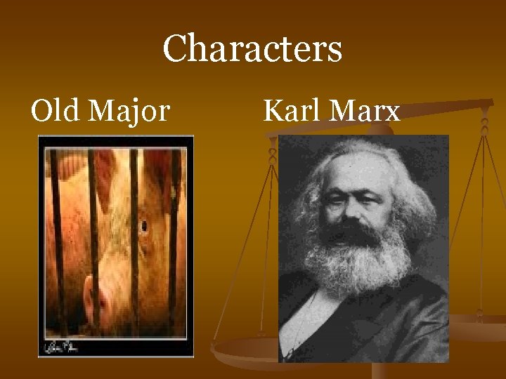 Characters Old Major Karl Marx 