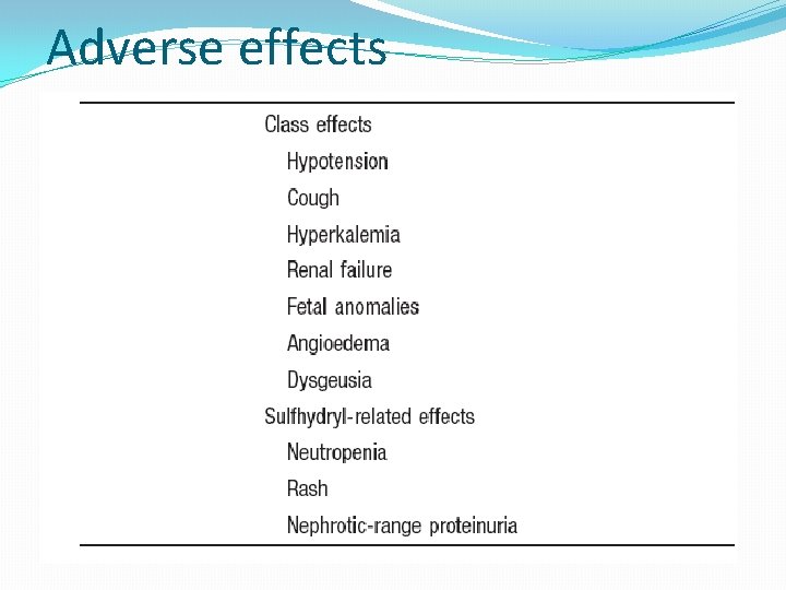 Adverse effects 