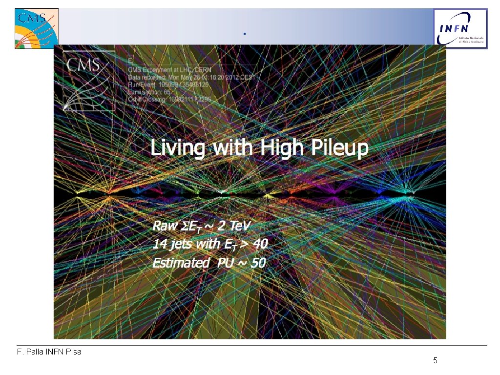 . F. Palla INFN Pisa 5 