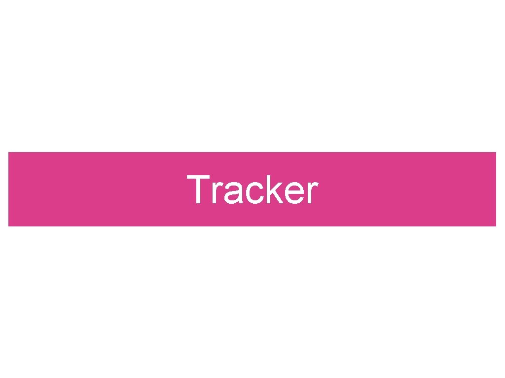 Tracker 