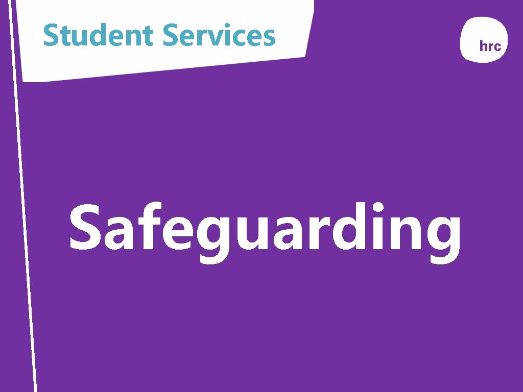 Student Services Safeguarding 