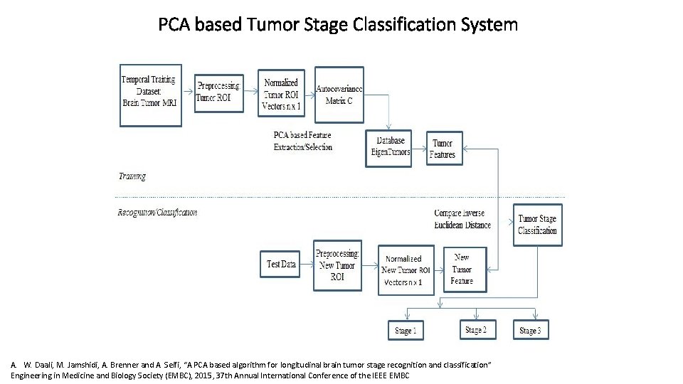 PCA based Tumor Stage Classification System A. W. Daali, M. Jamshidi, A. Brenner and