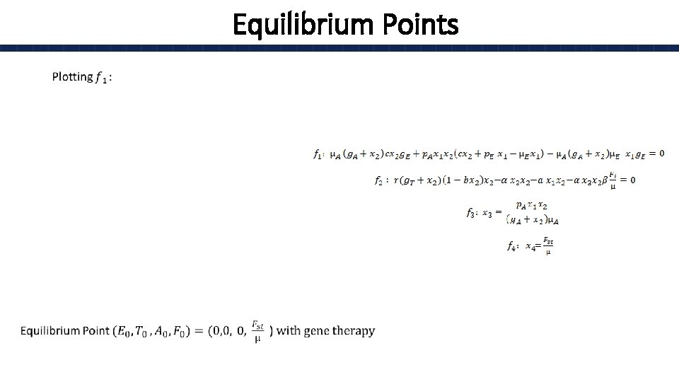 Equilibrium Points 