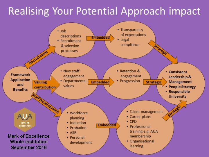 Mark of Excellence Whole institution September 2016 