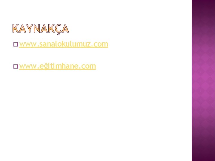 � www. sanalokulumuz. com � www. eğitimhane. com 