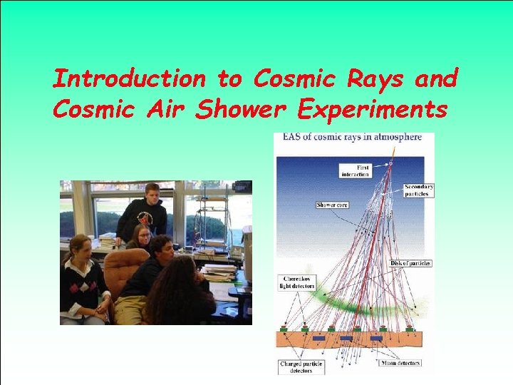 Introduction to Cosmic Rays and Cosmic Air Shower Experiments 