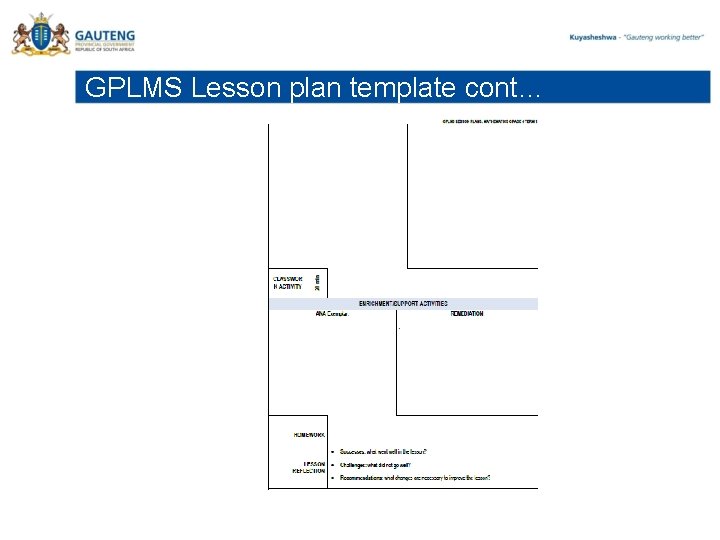 GPLMS Lesson plan template cont… 