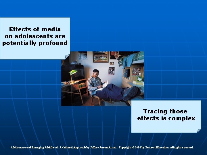 Effects of media on adolescents are potentially profound Tracing those effects is complex Adolescence Effects of media on adolescents are potentially profound Tracing those effects is complex Adolescence