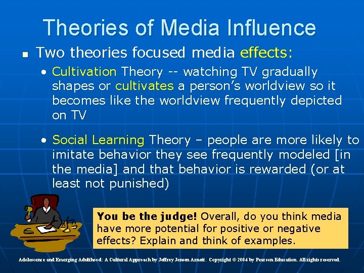 Theories of Media Influence n Two theories focused media effects: • Cultivation Theory -- Theories of Media Influence n Two theories focused media effects: • Cultivation Theory --