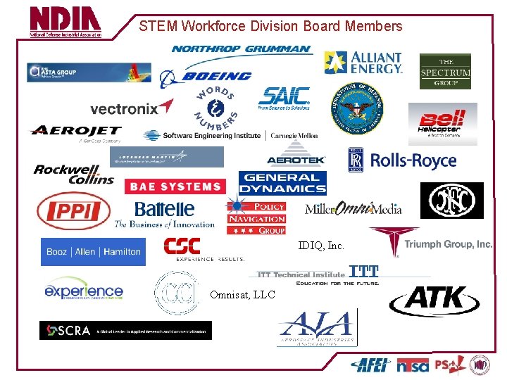 STEM Workforce Division Board Members IDIQ, Inc. Omnisat, LLC 