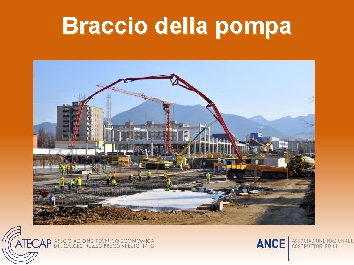 Braccio della pompa 