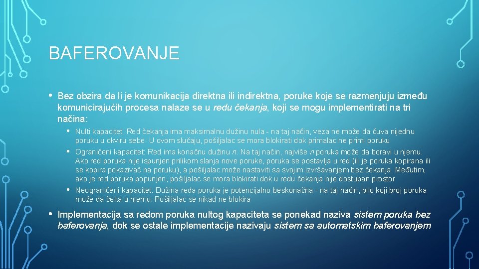 BAFEROVANJE • Bez obzira da li je komunikacija direktna ili indirektna, poruke koje se