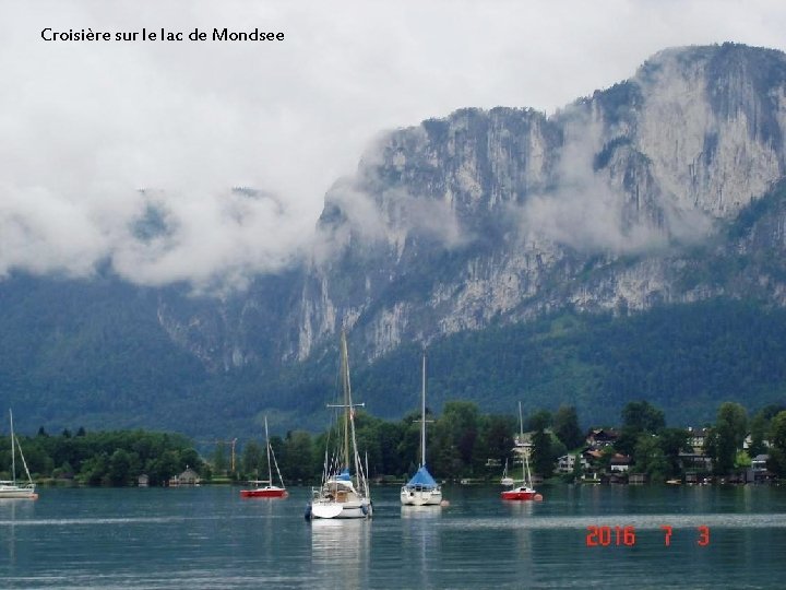 Croisière sur le lac de Mondsee 