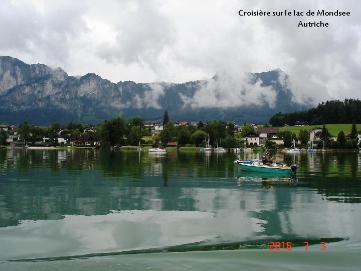 Croisière sur le lac de Mondsee Autriche 