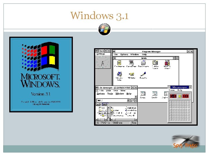 Windows 3. 1 