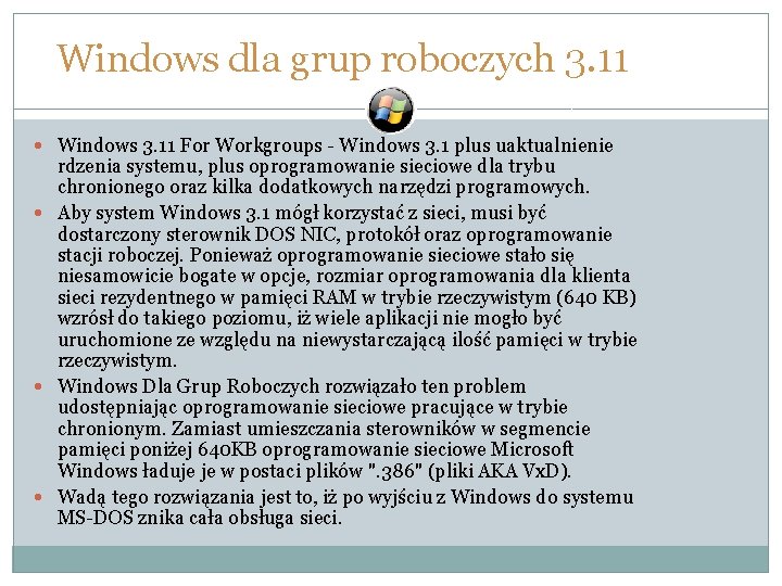 Windows dla grup roboczych 3. 11 Windows 3. 11 For Workgroups - Windows 3.