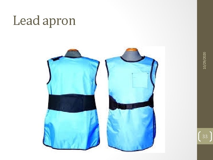 10/29/2020 Lead apron 33 