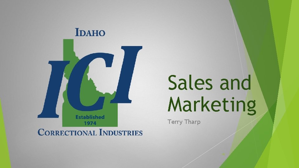 Sales and Marketing Terry Tharp 41 