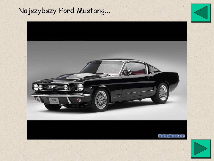 Najszybszy Ford Mustang. . . 