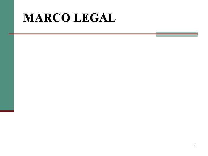  MARCO LEGAL 3 