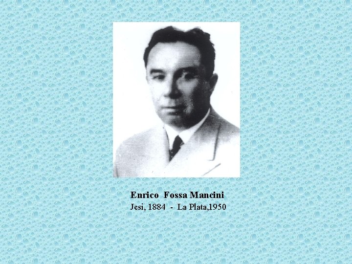 Enrico Fossa Mancini Jesi, 1884 - La Plata, 1950 