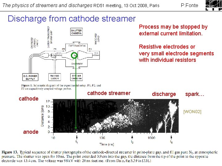 The physics of streamers and discharges RD 51 meeting, 13 Oct 2008, Paris P.