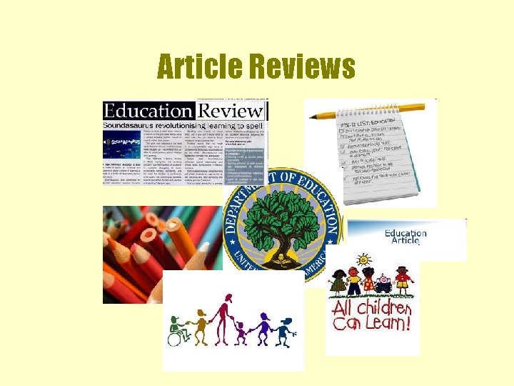 Article Reviews 