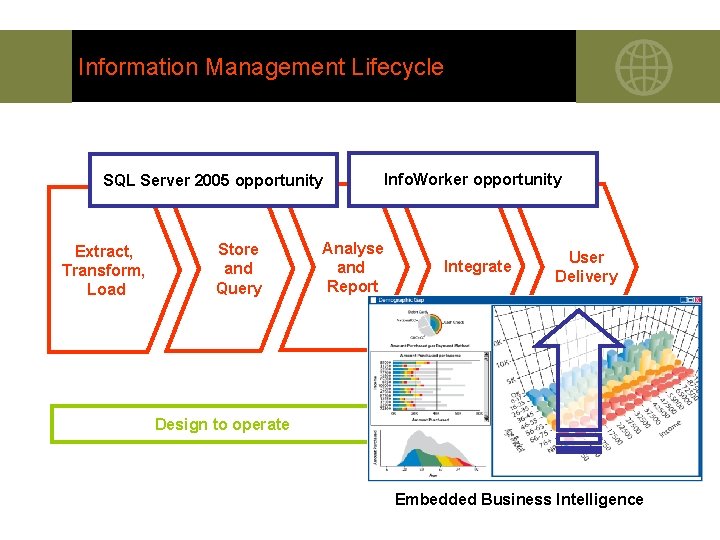 Information Management Lifecycle SQL Server 2005 opportunity Extract, Transform, Load Store and Query Analyse