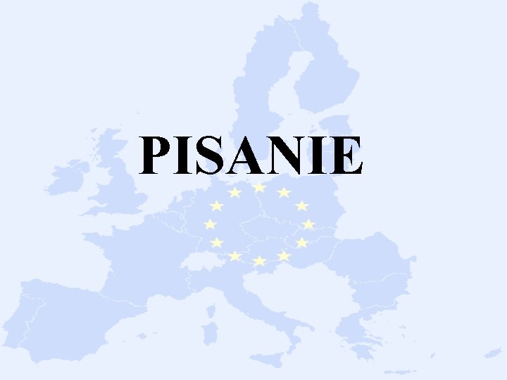 PISANIE 