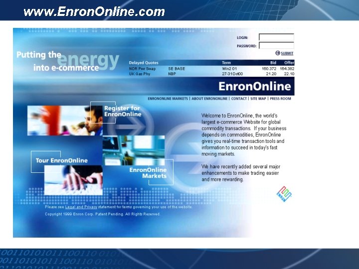 www. Enron. Online. com 